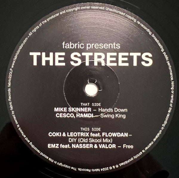 The Streets - Fabric Presents The Streets (2xVINYL) | Mint (M) Mint (M)