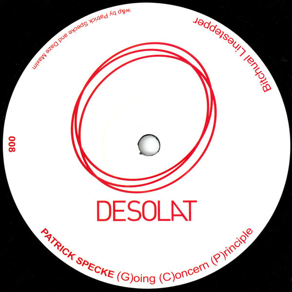 Patrick Specke - (G)oing (C)oncern (P)rinciple (VINYL) | Excellent+ (EX+) Generic