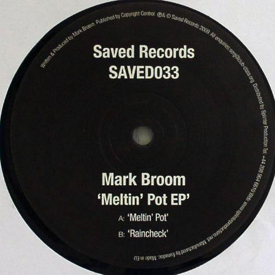 Mark Broom - Meltin' Pot EP | Near Mint (NM) Generic