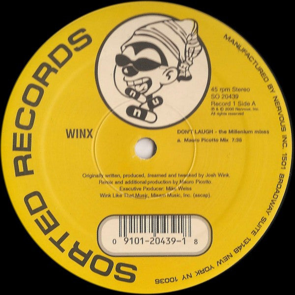 Josh Wink - Don't Laugh (The Millenium Mixes)(2xVINYL) | Near Mint (NM or M-) Excellent (EX)