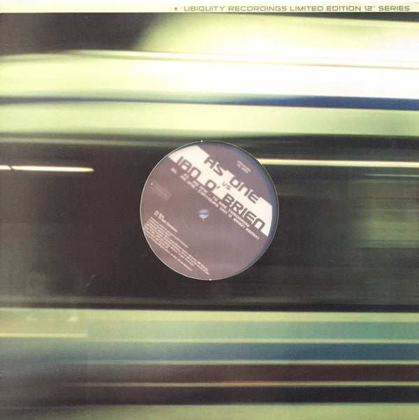 As One - To See Tomorrow / Contours | Near Mint (NM) Near Mint (NM)