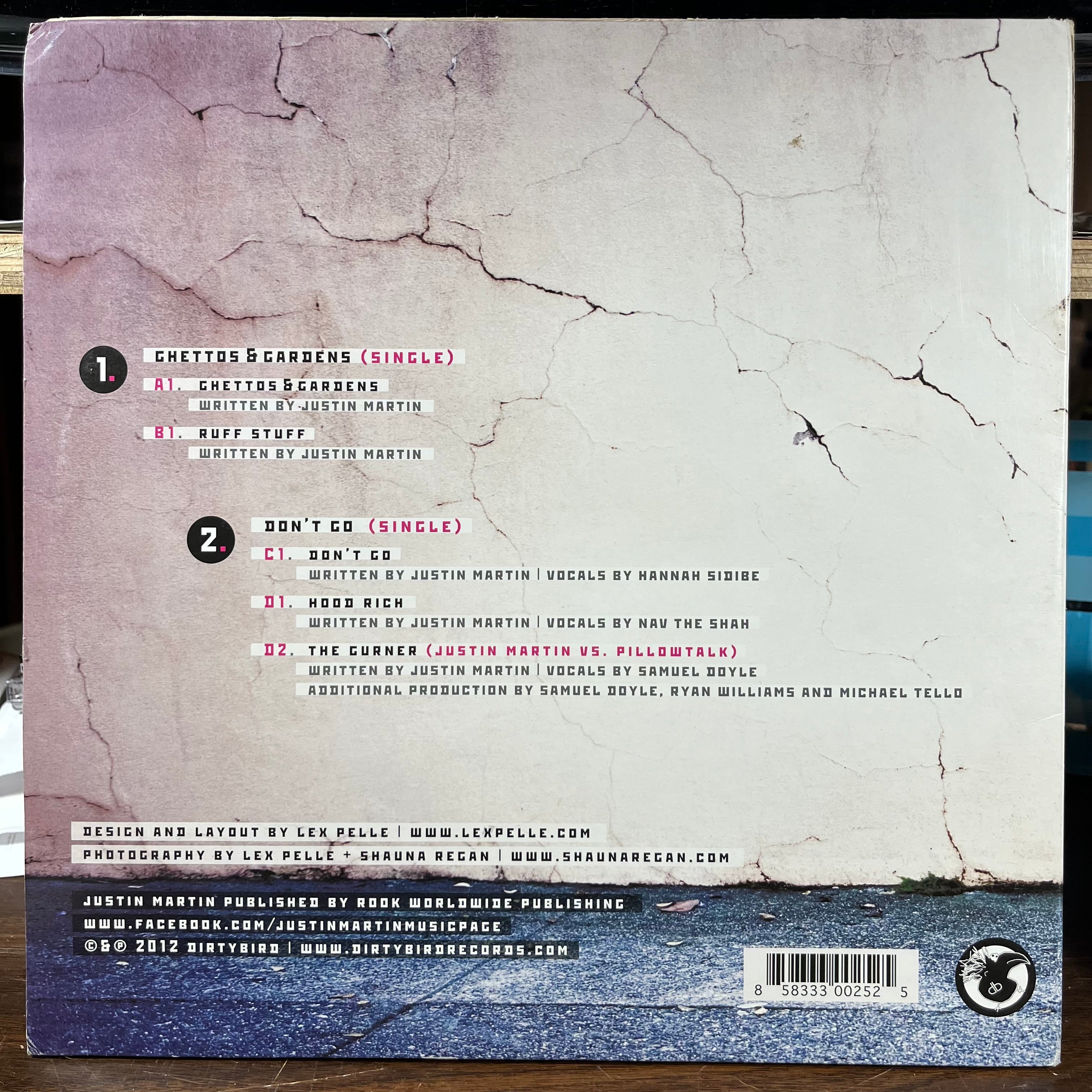 Justin Martin - Ghettos & Gardens (2xVINYL) | Very Good Plus (VG+) Excellent (EX)