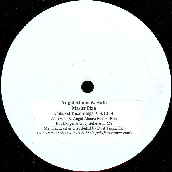 Angel Alanis - "Master Plan" EP | Very Good Plus (VG+) Generic