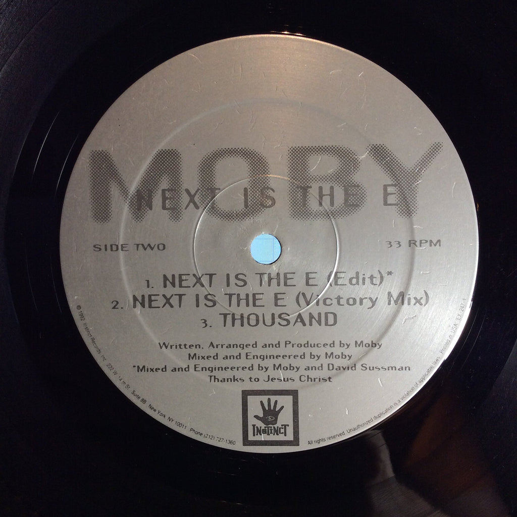 Moby - Next Is The E (VINYL) | Excellent (EX) Very Good (VG)