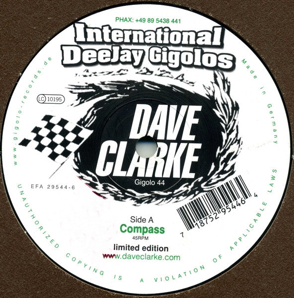 Dave Clarke - Compass (VINYL) | Excellent (EX) Generic