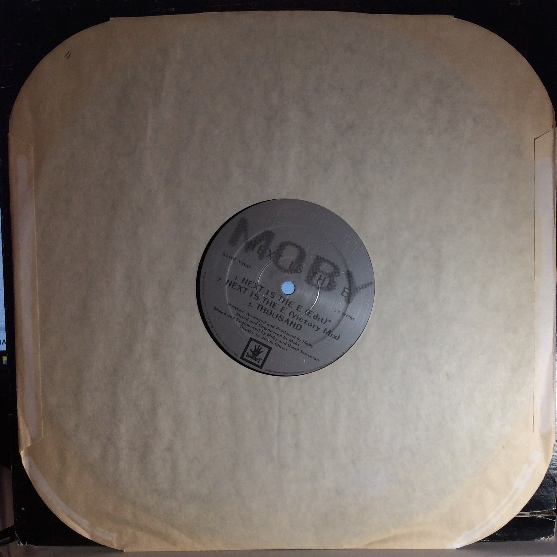 Moby - Next Is The E (VINYL) | Excellent (EX) Very Good (VG)