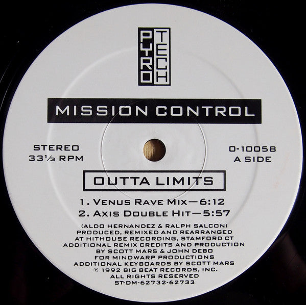 Outta Limits (Remixes) | Excellent (EX) Generic