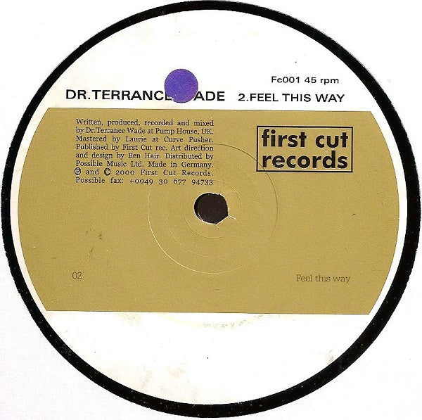 Dr. Terrance Wade - Pick It Up / Feel This Way | Excellent (EX) Generic