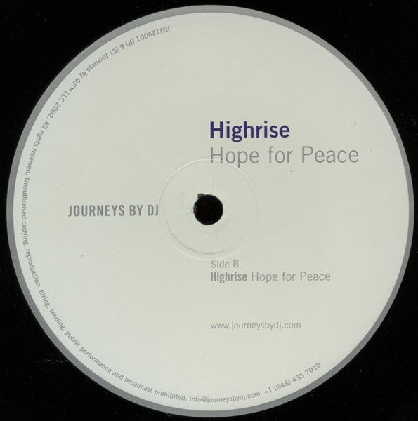 Highrise - Hope For Peace (VINYL) | Generic