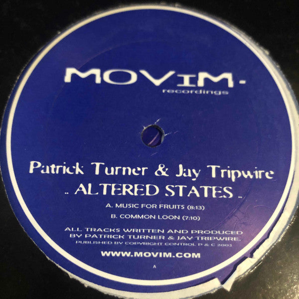 Patrick Turner - Altered States | Near Mint (NM) Generic
