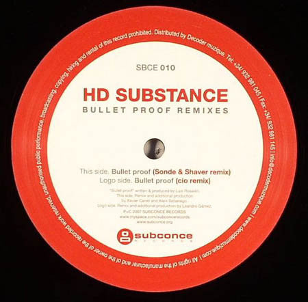 HD Substance - Bullet Proof (Remixes) | Near Mint (NM) Generic