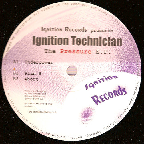 Ignition Technician - The Pressure EP | Near Mint (NM) Generic