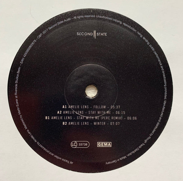 Amelie Lens - Stay With Me | Near Mint (NM) Mint (M)