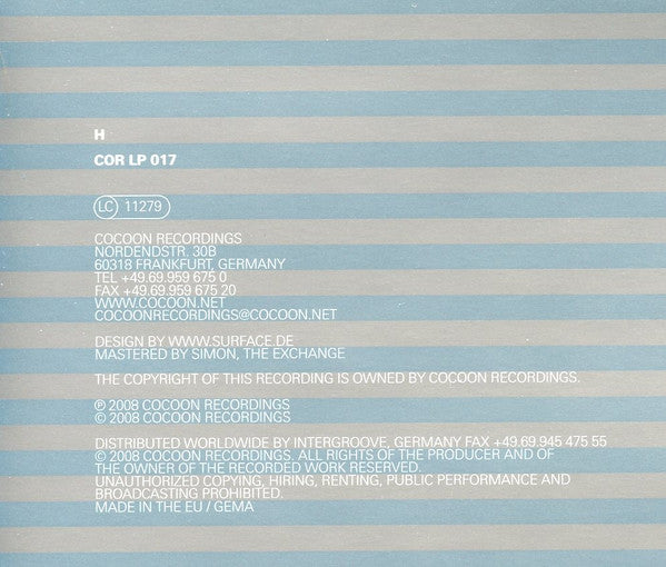 Various - Cocoon Compilation H (RECORD 3 ONLY) | Near Mint (NM) Near Mint (NM)