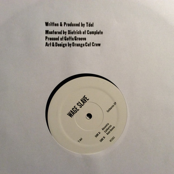 Tdel - Catharsis EP | Excellent (EX) Near Mint (NM)