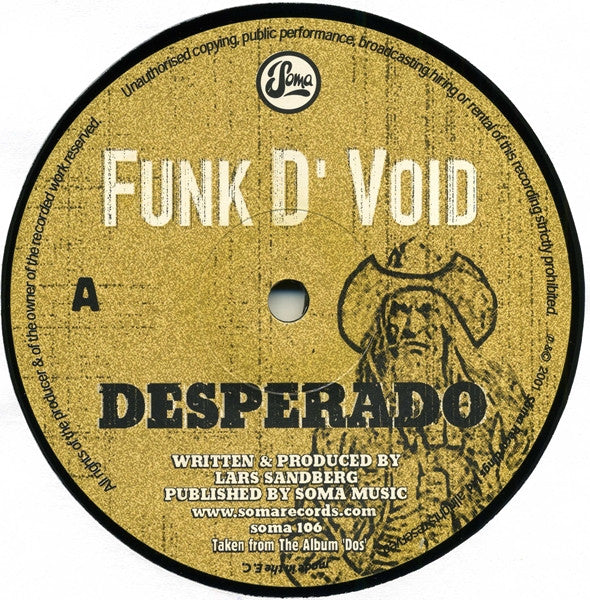 Funk D'Void - Desperado (VINYL) | Very Good Plus (VG+) Generic