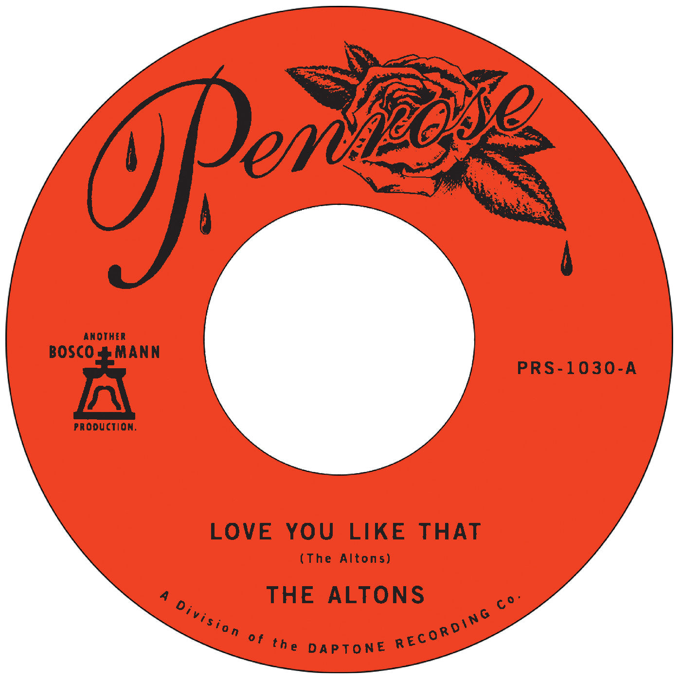 The Altons - Love You Like That b/w I Try I Try (VINYL 7") | Mint (M) Mint (M)