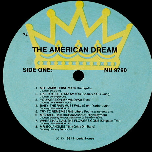 Various - The American Dream - Great Folk Songs And Ballads | Near Mint (NM) Very Good Plus (VG+)