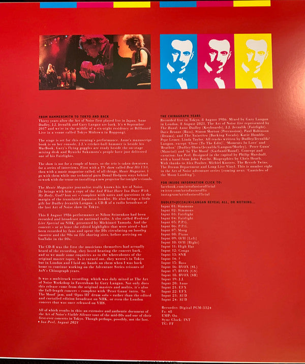 Noise In The City (Live In Tokyo, 1986) | Mint (M) Mint (M)