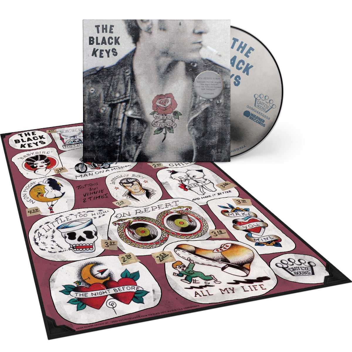 The Black Keys - No Rain, No Flowers (CD w/Poster) |