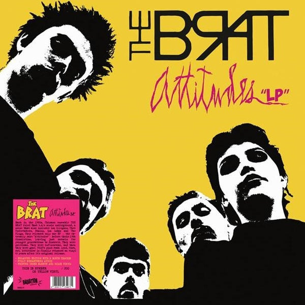 THE BRAT - Attitudes LP (Yellow Vinyl) | Mint (M) Mint (M)