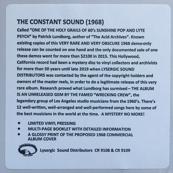 The Constant Sound | Mint (M) Mint (M)