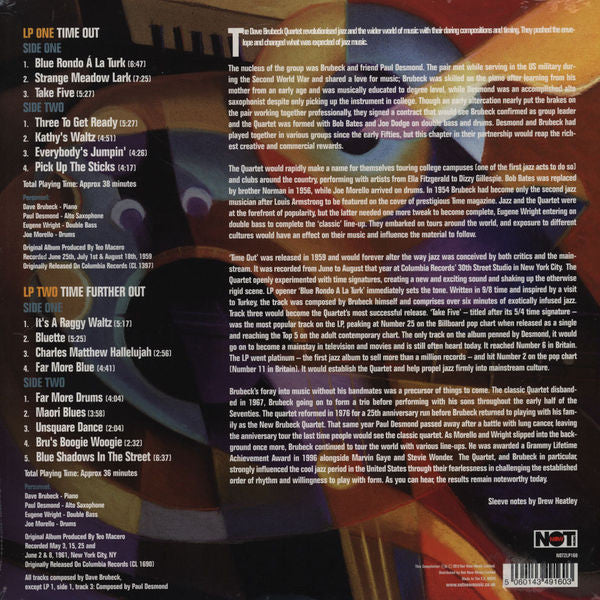 The Dave Brubeck Quartet - Time Out & Time Further Out | Mint (M) Mint (M)