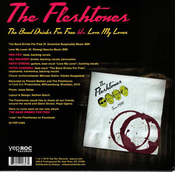 The Band Drinks For Free b/w Love My Lover | Mint (M) Mint (M)