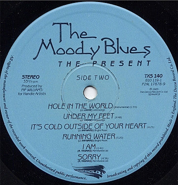 The Moody Blues - The Present | Very Good (VG) Very Good Plus (VG+)