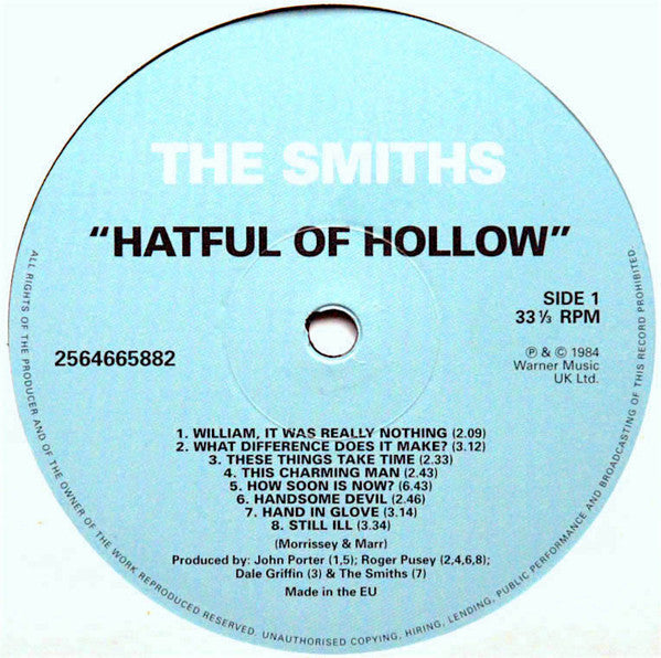 The Smiths - Hatful Of Hollow (VINYL) | Mint (M) Mint (M)