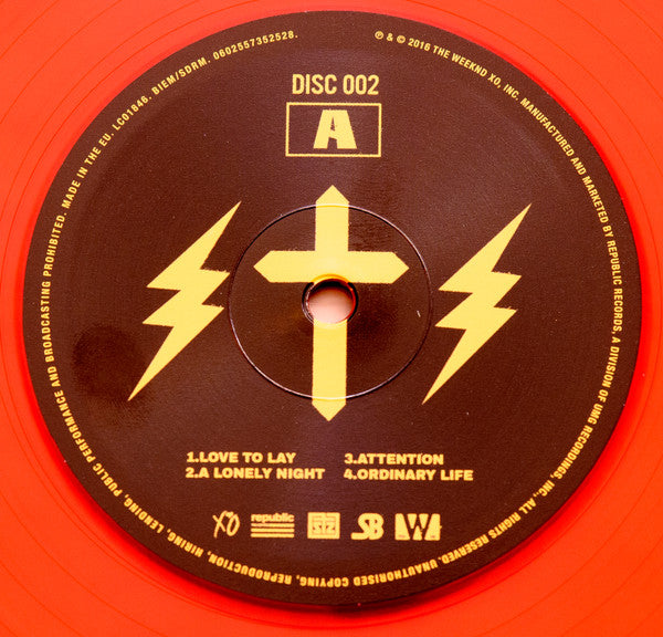 The Weeknd - Starboy (2x Red Translucent Vinyl) | Mint (M) Mint (M)