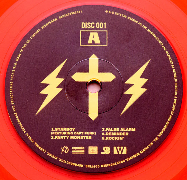 The Weeknd - Starboy (2x Red Translucent Vinyl) | Mint (M) Mint (M)