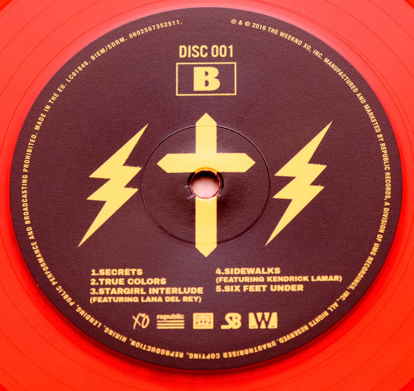 The Weeknd - Starboy (2x Red Translucent Vinyl) | Mint (M) Mint (M)