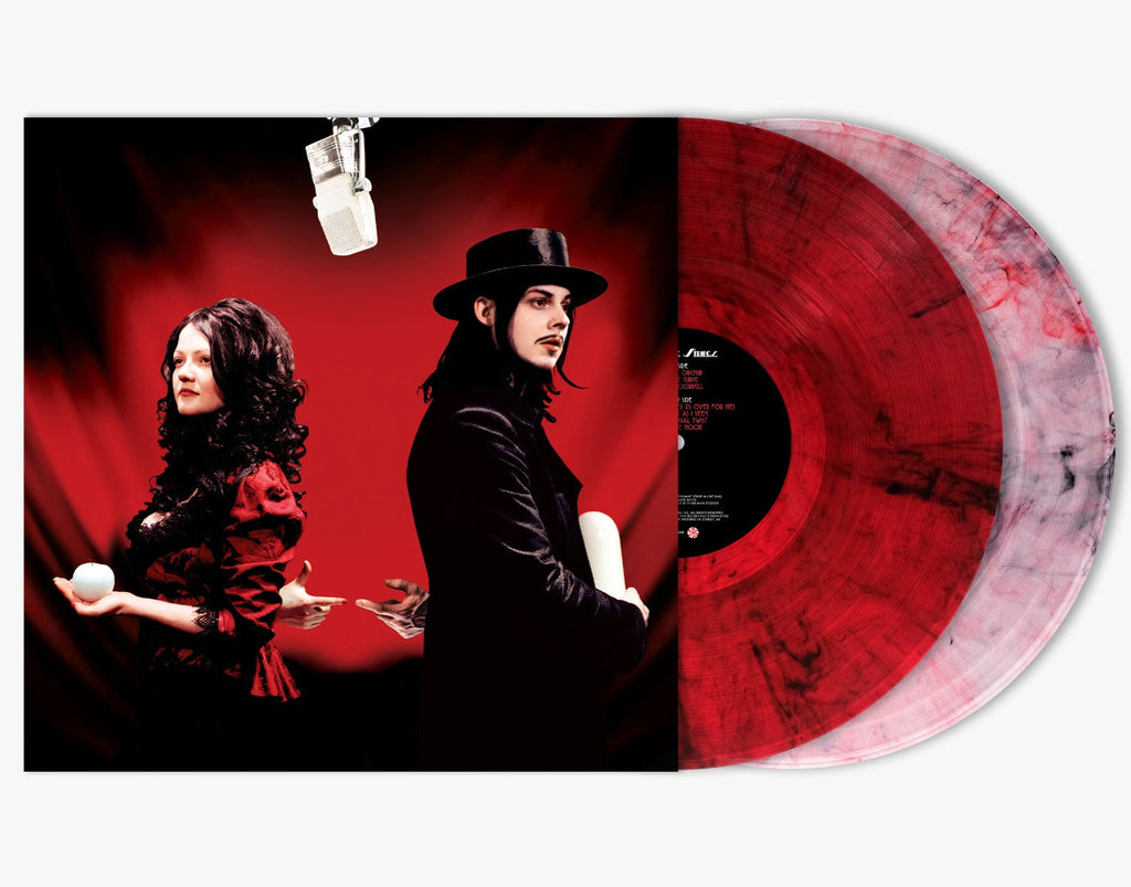 The White Stripes - Get Behind Me Satan (20th Anniv Ltd Ed Red/Clear W/Black Wisps 2xVINYL) | Mint (M) Mint (M)
