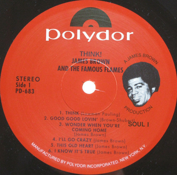 James Brown & The Famous Flames - Think! (VINYL) | Excellent+ (EX+) Excellent+ (EX+)