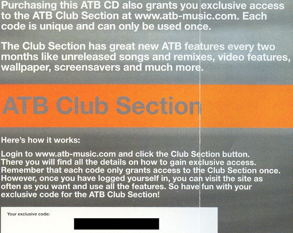 ATB - Addicted To Music (2xCD) | Excellent+ (EX+) Excellent+ (EX+)