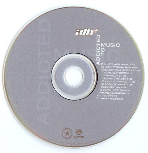 ATB - Addicted To Music (2xCD) | Excellent+ (EX+) Excellent+ (EX+)