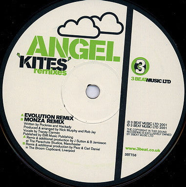 Angel - Kites (Remixes)(VINYL) | Near Mint (NM or M-)