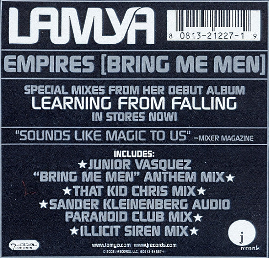 Lamya - Empires (Bring Me Men) (VINYL) | Near Mint (NM) Excellent (EX)