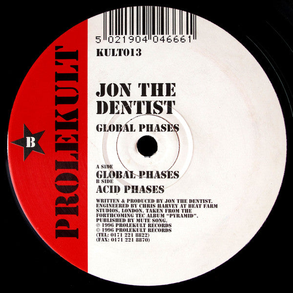 Jon The Dentist - Global Phases | Very Good Plus (VG+) Very Good Plus (VG+)