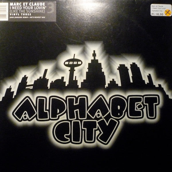 Marc Et Claude - I Need Your Lovin' (Like The Sunshine) | Very Good Plus (VG+) Excellent (EX)