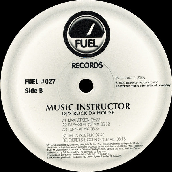 Music Instructor - DJ's Rock Da House | Very Good Plus (VG+) Very Good Plus (VG+)