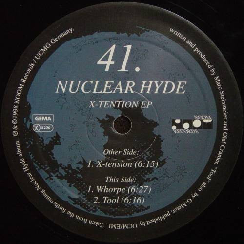 Nuclear Hyde - X-Tention EP | Very Good (VG) Generic