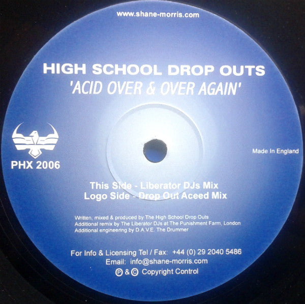 High School Drop-Outs - Acid Over & Over Again | Very Good (VG) Very Good Plus (VG+)