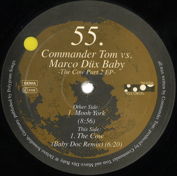 Commander Tom - The Cow Part 2 EP | Very Good (VG) Very Good (VG)