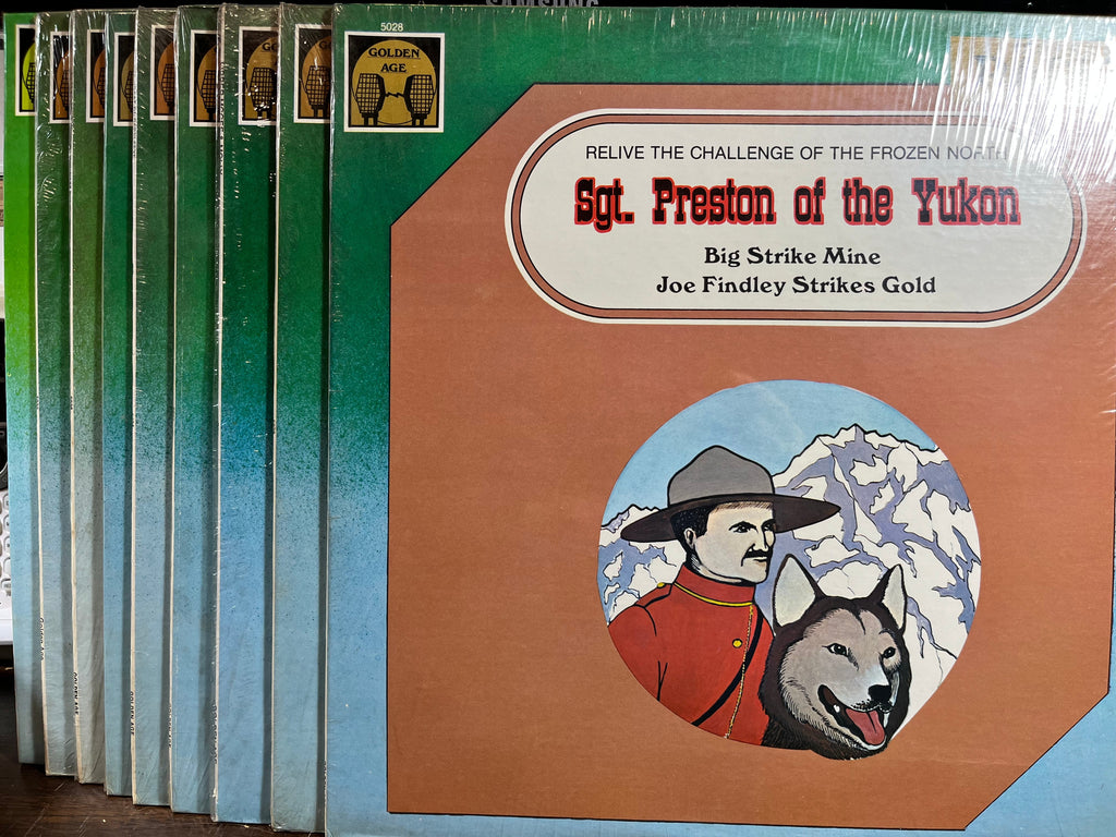 9 GOLDEN AGE ORIGINAL RADIO BROADCAST VINYL LPs | Near Mint (NM or M-)