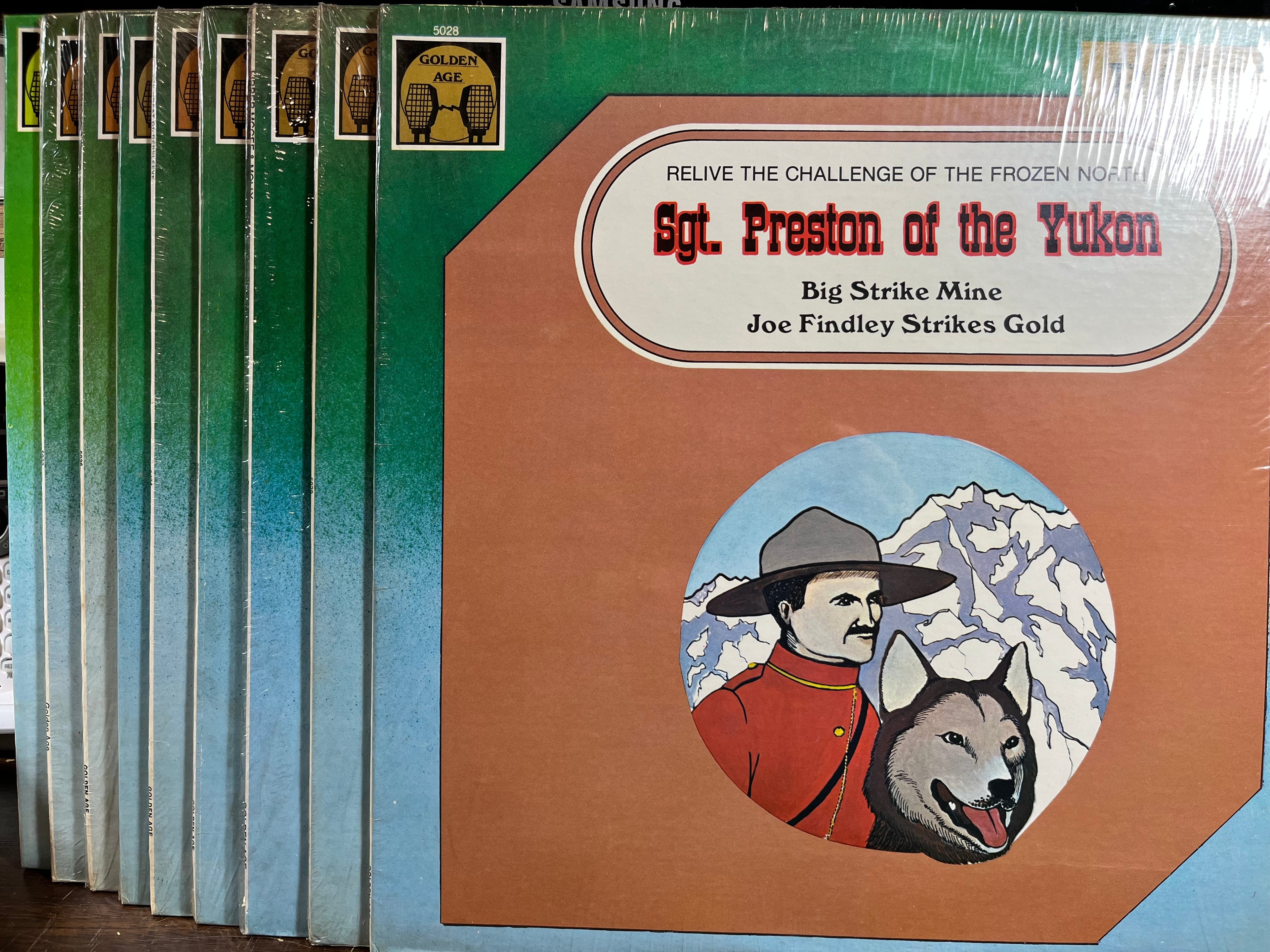 9 GOLDEN AGE ORIGINAL RADIO BROADCAST VINYL LPs | Near Mint (NM or M-)