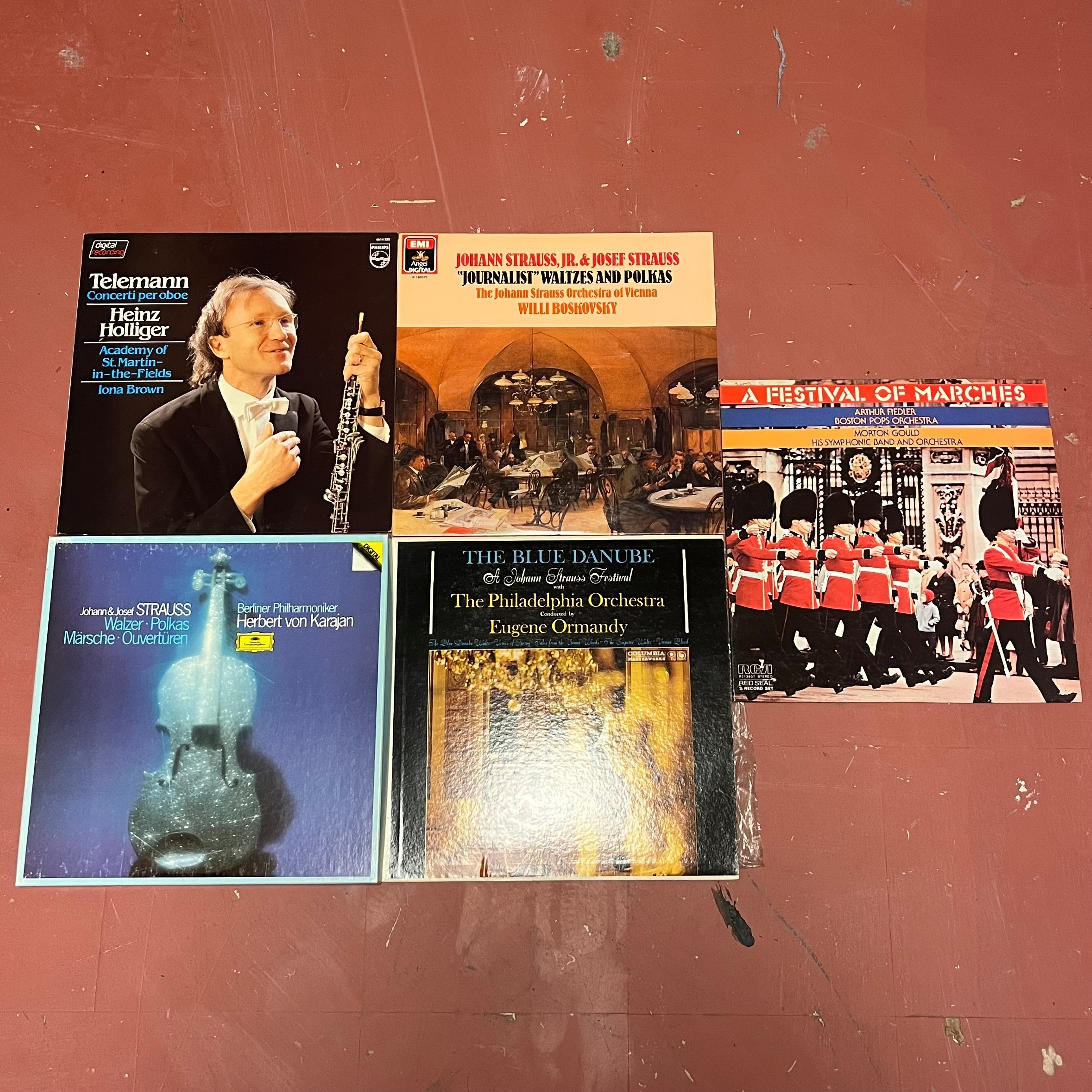 Various - 5 CLASSICAL MUSIC VINYL RECORD ALBUMS (EX TO NM CONDITIONS) | Excellent (EX) Excellent (EX)