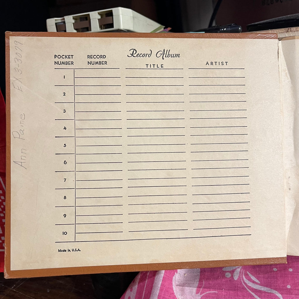 Record Album Book (10-Holder) | Very Good Plus (VG+)