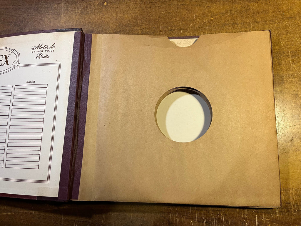 Va - 12 Page 12" 78RPM Record Book *NO WRITING* | Excellent (EX)